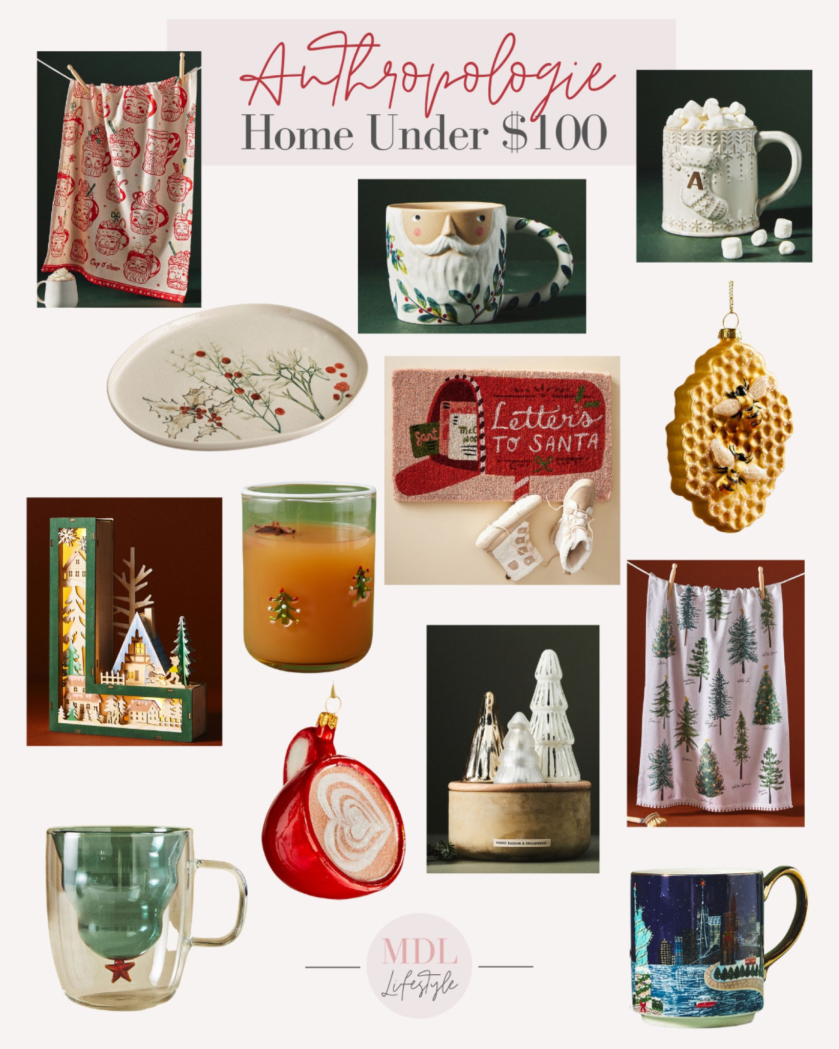 Anthropologie holiday home items under $100, most under $50! 

#LTKSeasonal #LTKHoliday #LTKhome
