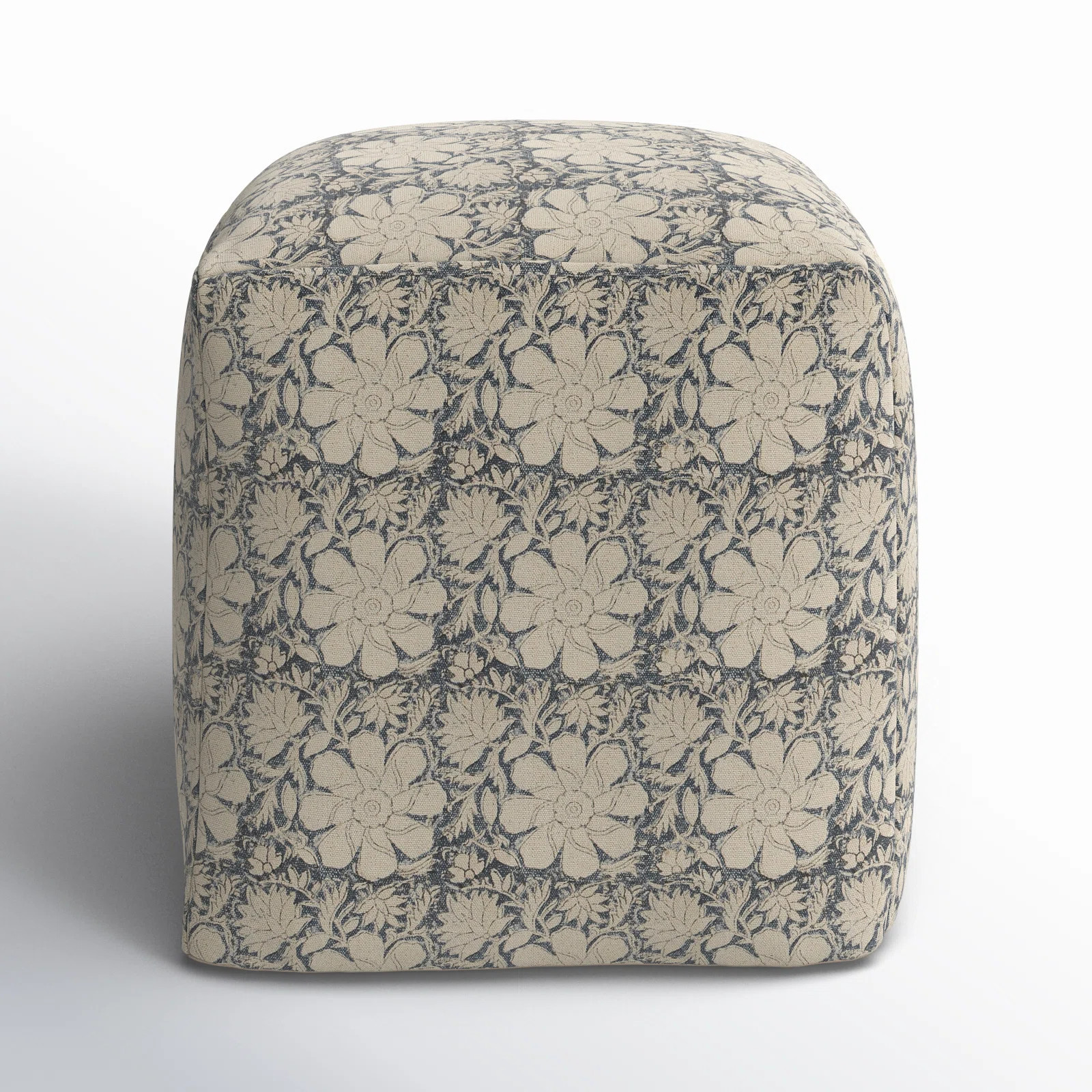 Kelly Clarkson Home Ava Square Floral Pouf Ottoman & Reviews | Wayfair | Wayfair North America