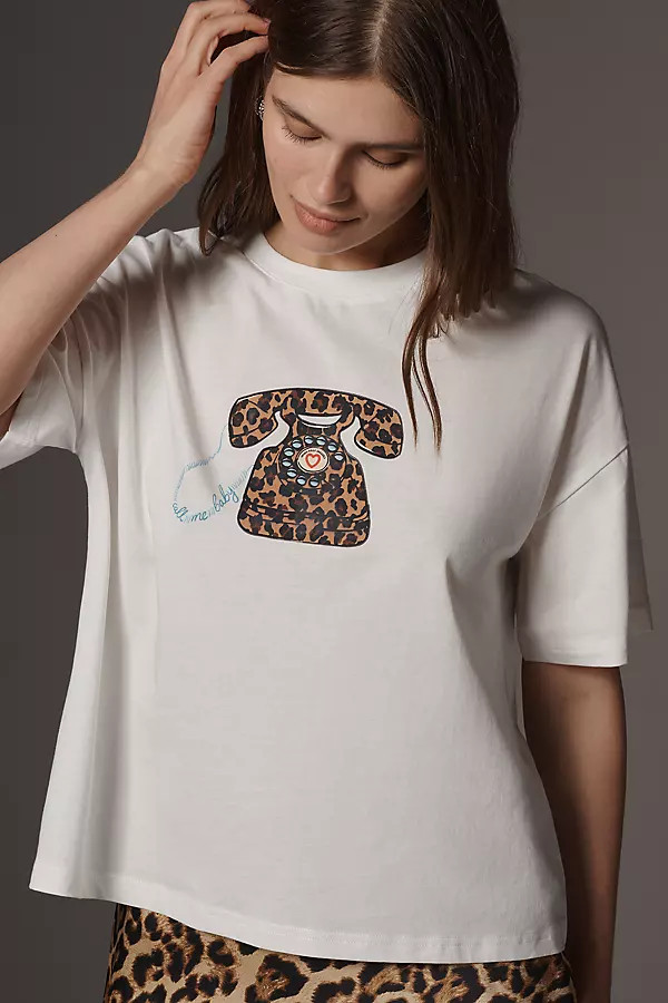Never Fully Dressed Call Me Boxy T-Shirt | Anthropologie (US)