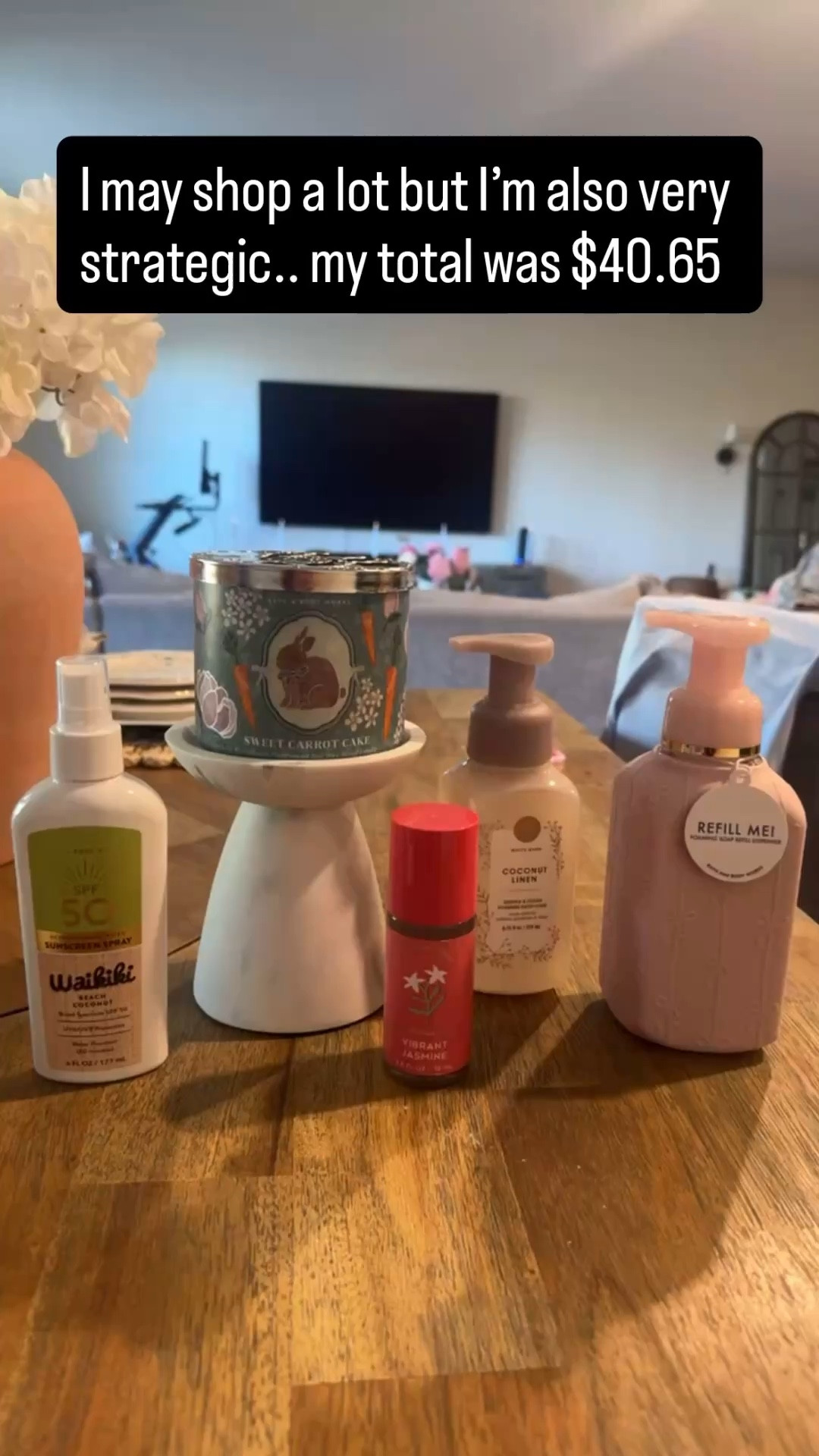 Steal my Barh and body works order. To get all of this for $40.65. Right now the entire store is buy 2 get 2 free. I also used a 25% off my entire purchase coupon. A $3 hand soap coupon. And my free item coupon for the small body spray! 

#LTKSaleAlert #LTKBeauty #LTKmomlife