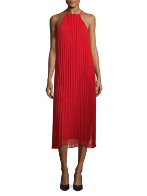 LIKELY - Chester Pleated Halter Dress | Saks Fifth Avenue OFF 5TH