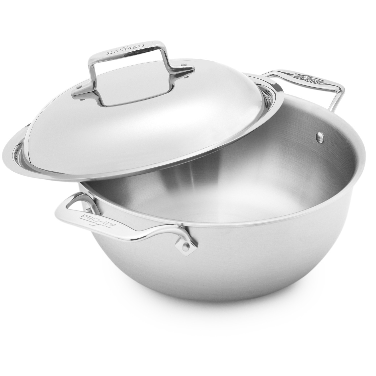 All-Clad d5 Brushed Stainless Steel Dutch Oven | Sur La Table