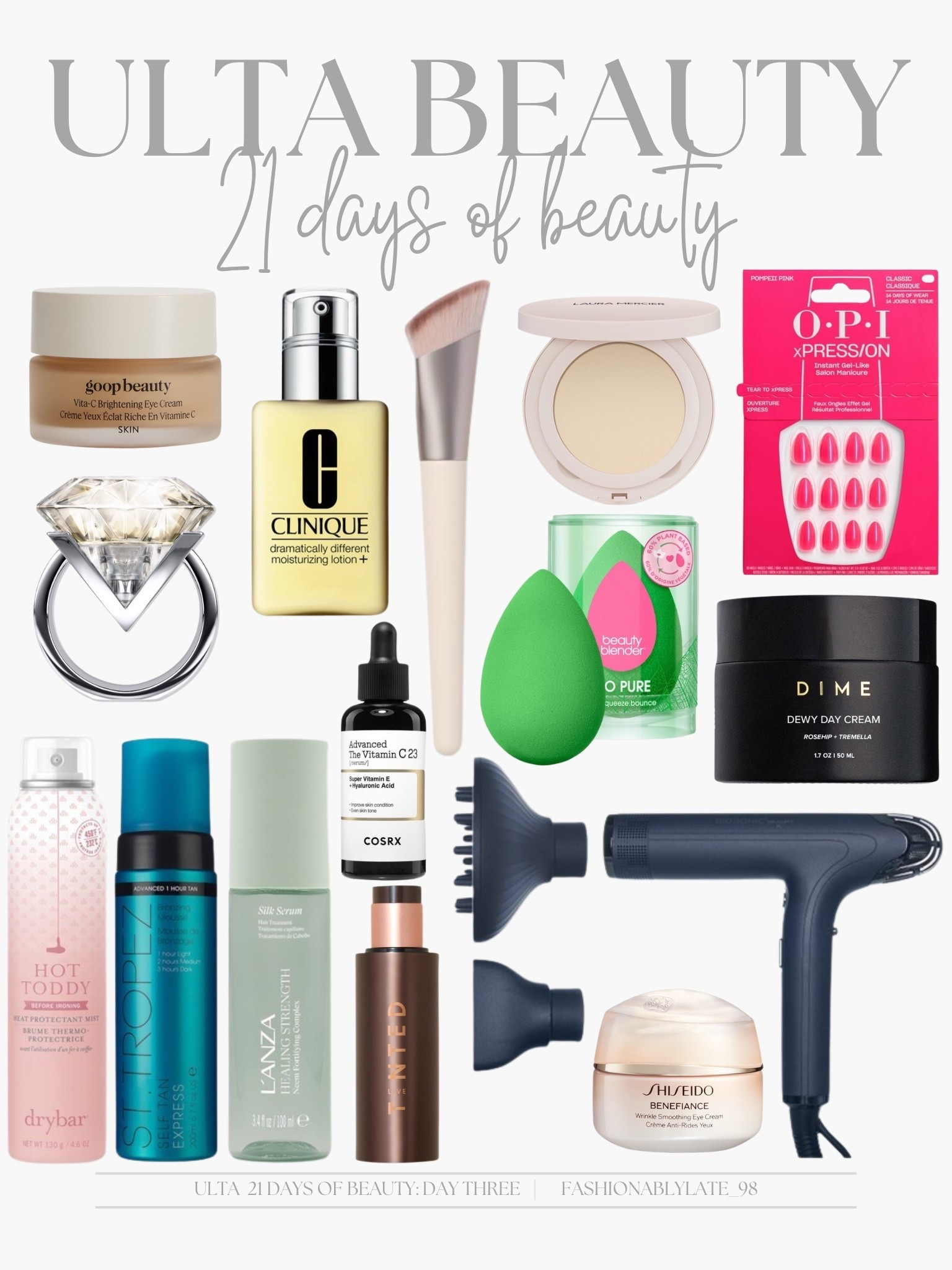 ulta 21 days of beauty - 50% off today’s deals! 

#LTKBeauty #LTKselfcare #LTKSaleAlert