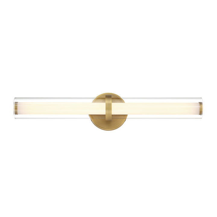 Ellie LED Vanity Light, Aged Brass | Lights.com