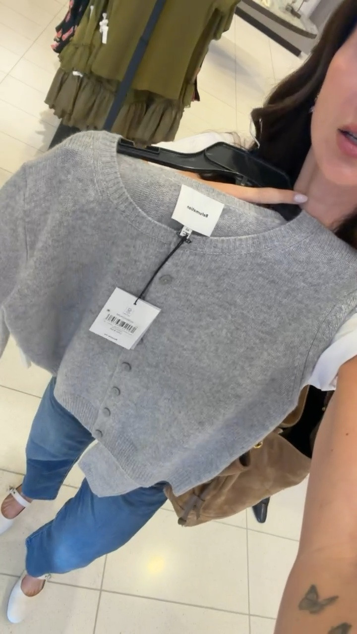 Look for less cardigan from Quince.

#LTKOver40 #LTKSaleAlert