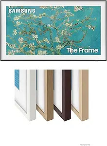 SAMSUNG The Frame 65” TV with Teak Bezel | Amazon (US)