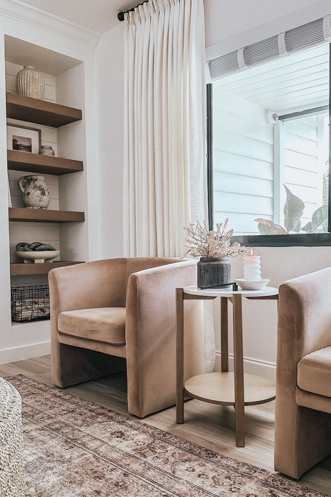 Walmart find ✨ this pretty accent table is only $98 with the prettiest wood tone & marble top. Vase & vibey candle also from Walmart! #walmartpartner #walmart #walmarthome #homedecor #livingroom #sidetable #sofatable #betterhomesandgardens #nighttable #decor #walmartdecor #neutraldecor #modernorganic #earthydecor 

#LTKunder100 #LTKhome #LTKFind