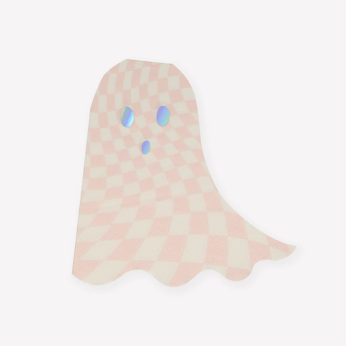 Pink Checker Ghost Napkins (x 16) | Meri Meri