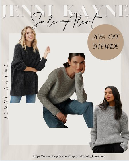 Jenni Kayne is having a sale which doesn’t happen very often!  Amazing quality sweaters… you will not be disappointed. I bought all three of these during the last sale and love them all. 



#LTKstyletip #LTKSpringSale #LTKsalealert