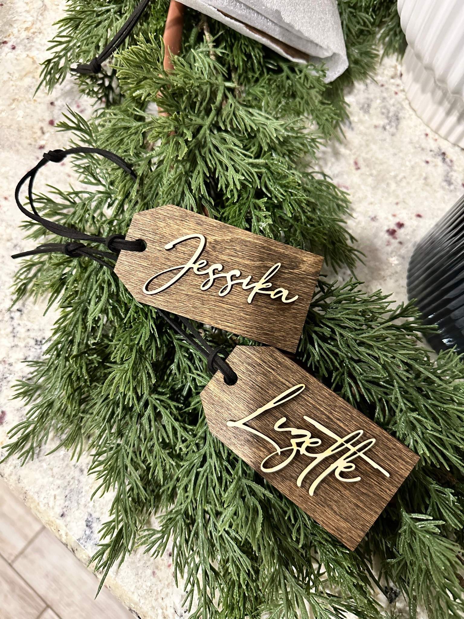 Now is the time to order custom Christmas stocking name tags so that it insures Delivery on time. These are the ones that I have had for 3 Christmas now and I plan on using them again. The quality & craftsmanship is perfect

#LTKSeasonal #LTKHome #LTKFindsUnder50