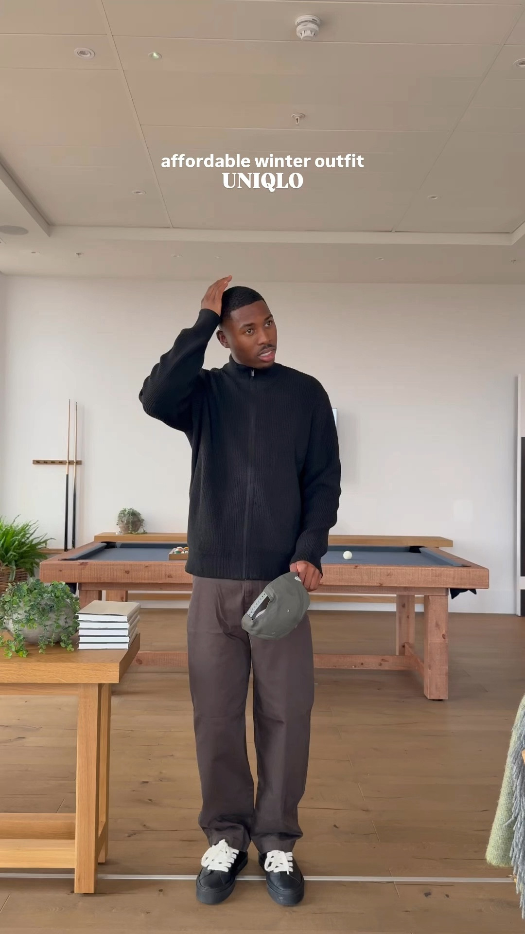 Uniqlo / comfy outfit / comfy fit / Uniqlo must haves / men’s fashion / men’s inspo / winter fashion / jumper season / cardigan / full zip / LTK men’s / Europe fashion / London fashion 