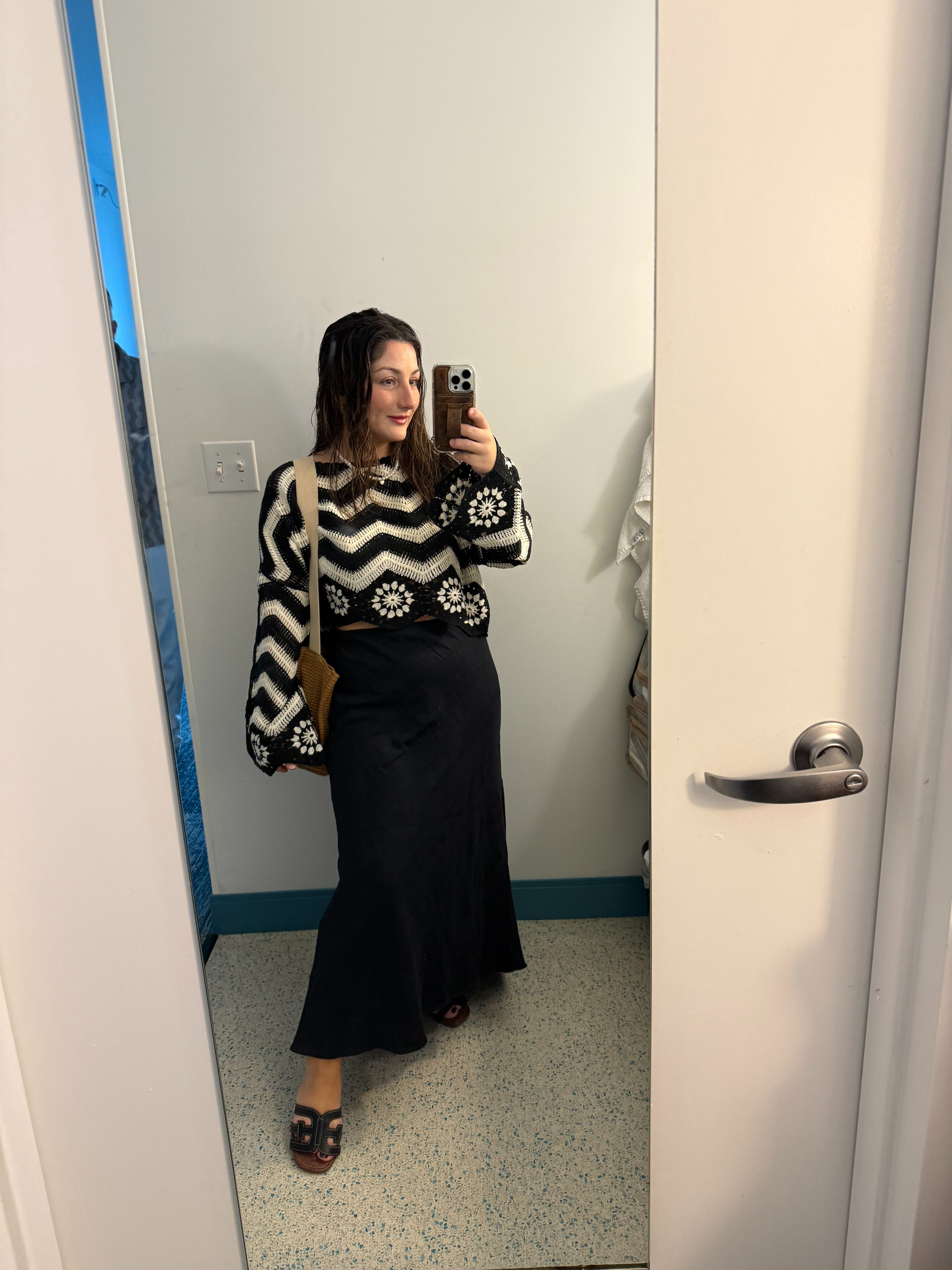 OOTN! What I'm wearing to dinner on vacation! 

Crochet crop top size s/m
Use my code sitewide: MIMI
So cute with the scalloped hem and black and white stripes

Skirt size small 
Petite friendly with the cutest buttons and ruching on the back! Runs slightly big!

Jewelry use my code Mimi15
Launches 3/10!!

Beauty products linked! 

Spring break outfit, vacation outfit, petite fashion 

 

#LTKSeasonal #LTKPetite #LTKTravel