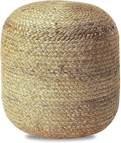 Fernish Decor Round Pouf Ottoman Signature Design Jute Braided Hand Woven Traditional Style Comfy... | Amazon (US)