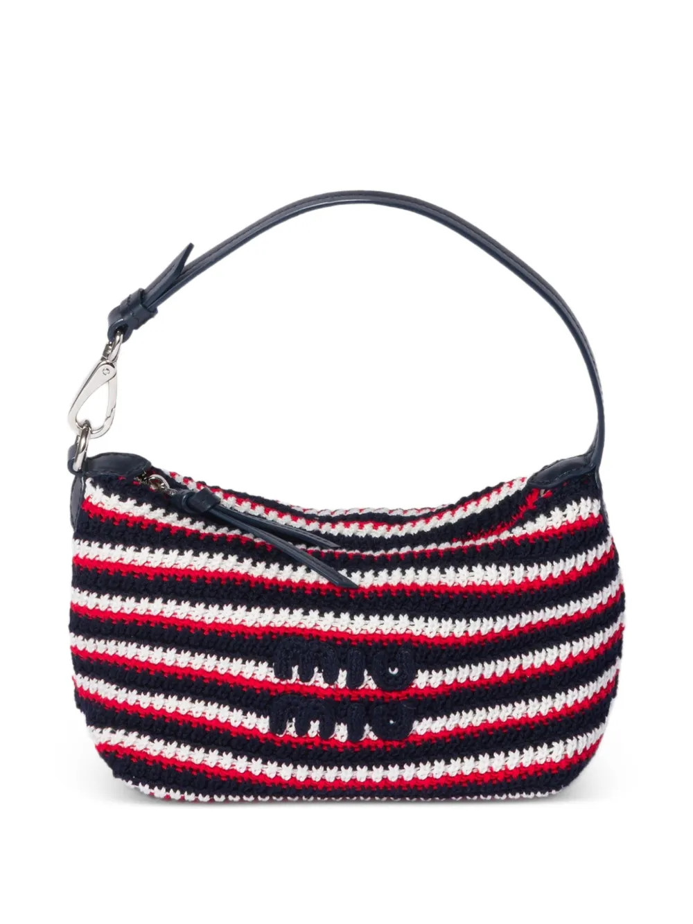 Miu Miu crochet pouch - Blue | Farfetch Global