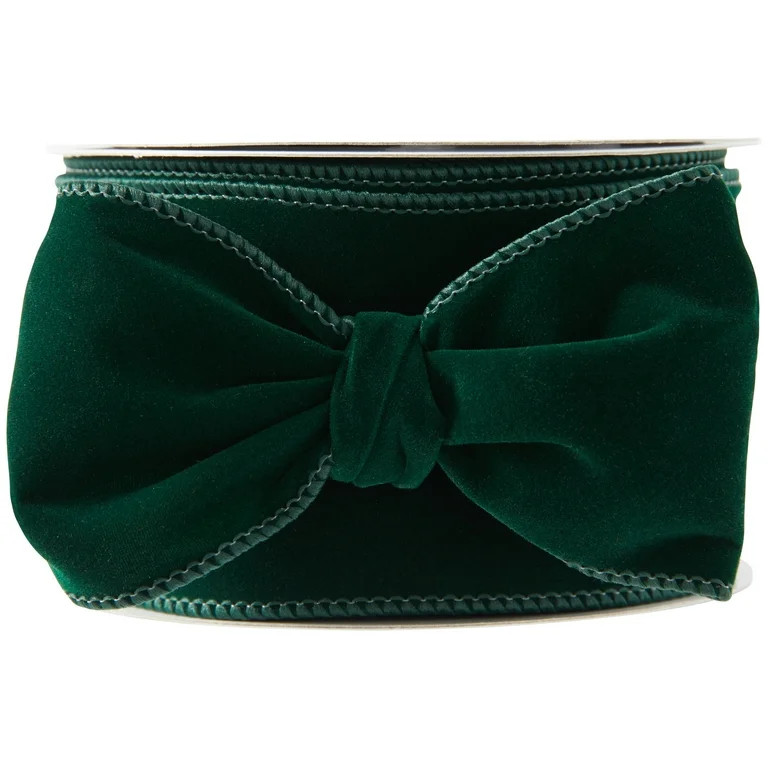 My Texas House Green Velvet Ribbon, 18 ft | Walmart (US)