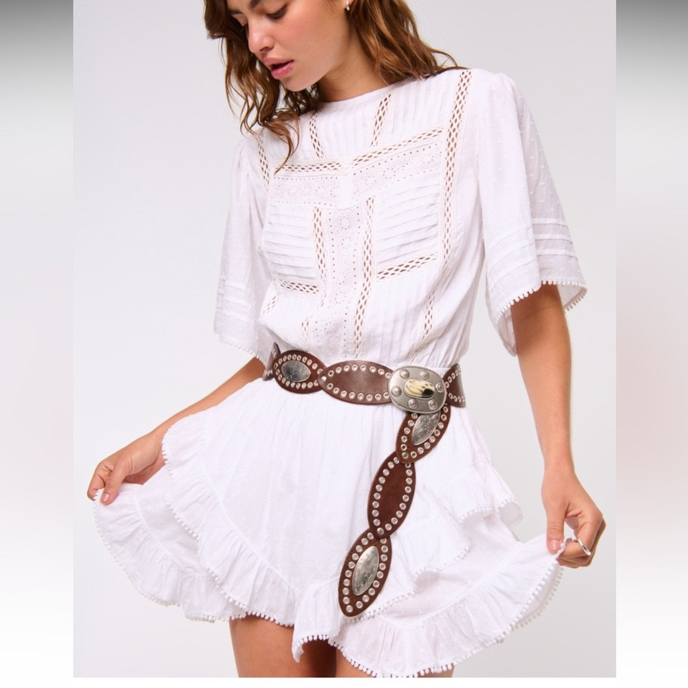 Abercrombie & Fitch Easy Wait Ruffle Skort Sz-M | Poshmark