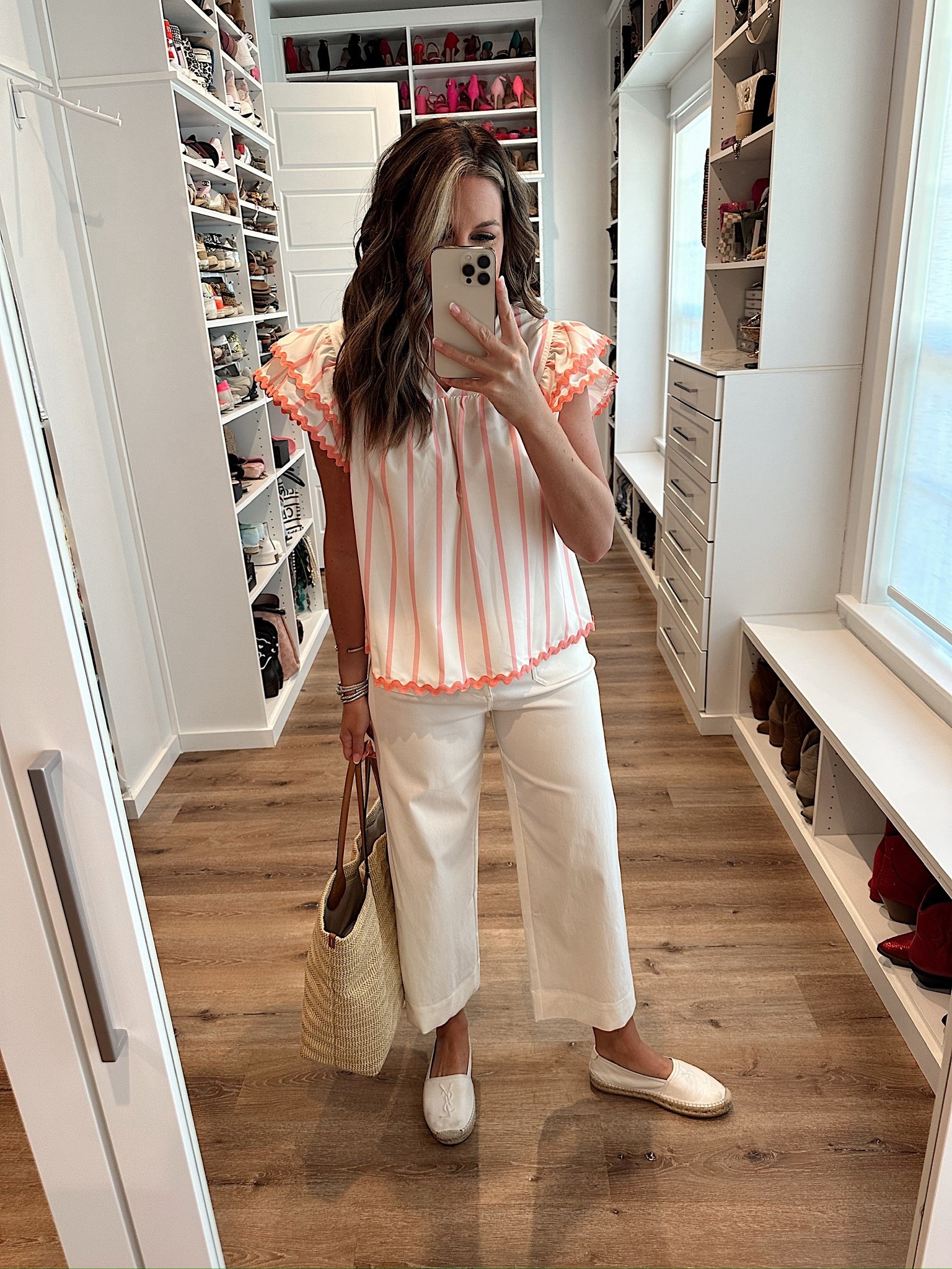 Colorful, fun, and classroom-ready, some of my favorite Amazon tops for teachers. Easy to style, comfortable all day, and perfect for brightening up any teacher outfit or casual Friday!

In a small blouse, size 28 wide leg crop pants, espadrille flats and accessories - fits tts.

Shop dandy, work outfit, teacher outfit, back to school, summer outfit, tops, blouses, shirts

#LTKStyleTip #LTKFindsUnder50 #LTKWorkwear