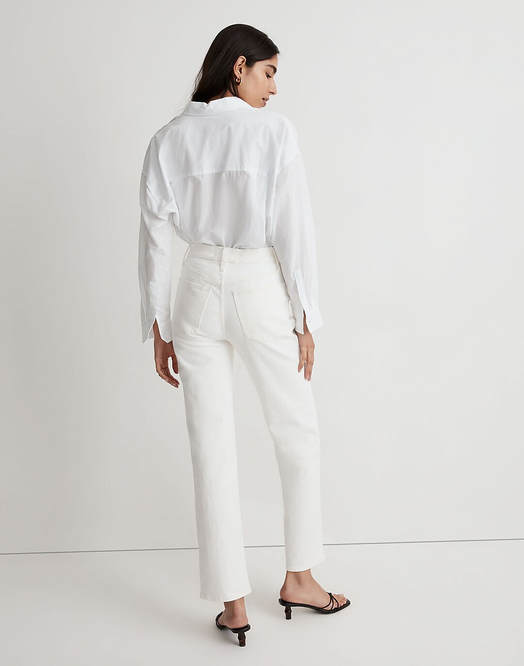The Perfect Vintage Straight Jean in Tile White | Madewell