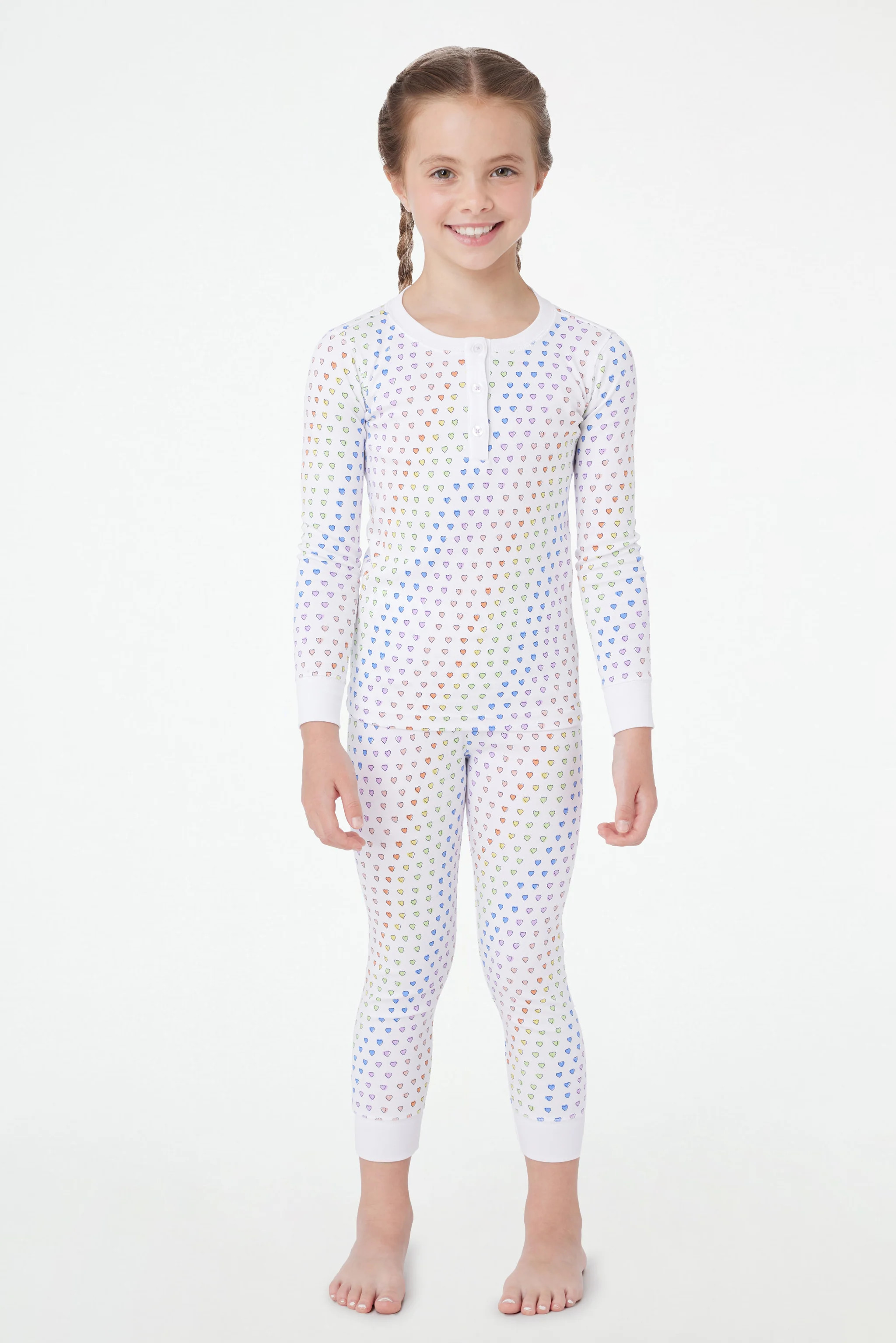 Kids Disco Hearts Pajamas | Roller Rabbit | Roller Rabbit