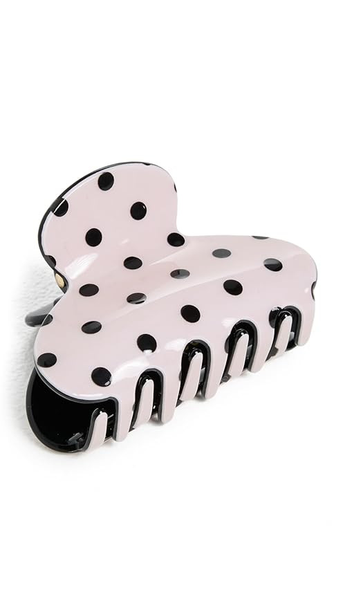 Lele Sadoughi Women's Mini Polka Dot Claw Clip, Blush, One Size | Amazon (US)