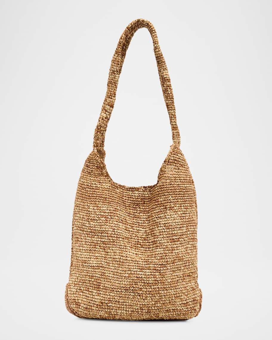 Aster Raffia Hobo Bag | Neiman Marcus