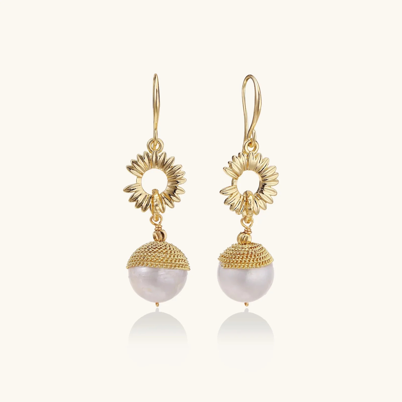 Sunburst Pearl Dangles | Alex Evenings