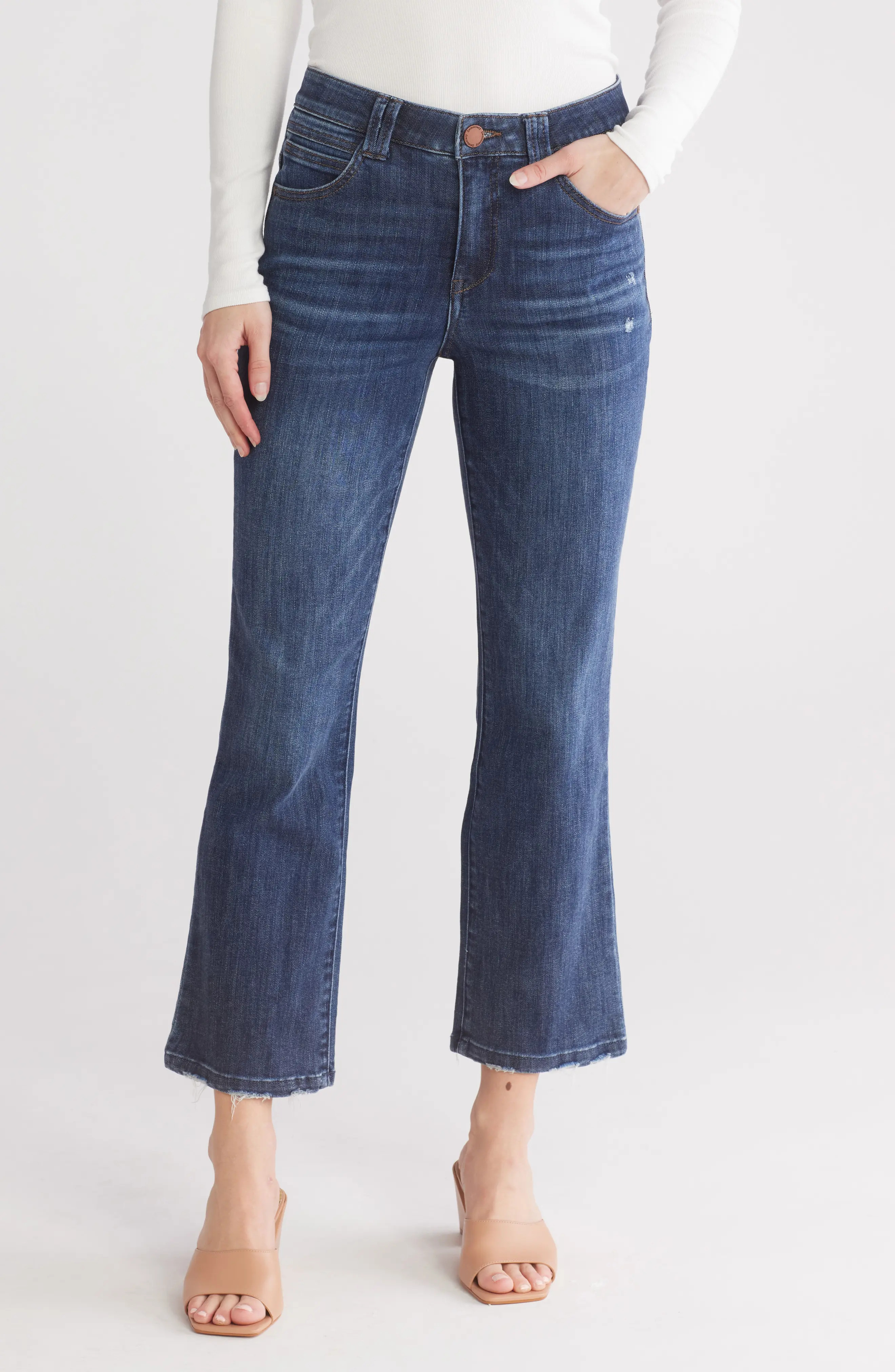 Crop Itty Bitty Flare Jeans (Women) | Nordstromrack | Nordstrom Rack