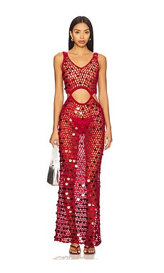 superdown Elena Maxi Dress in Raspberry from Revolve.com | Revolve Clothing (Global)