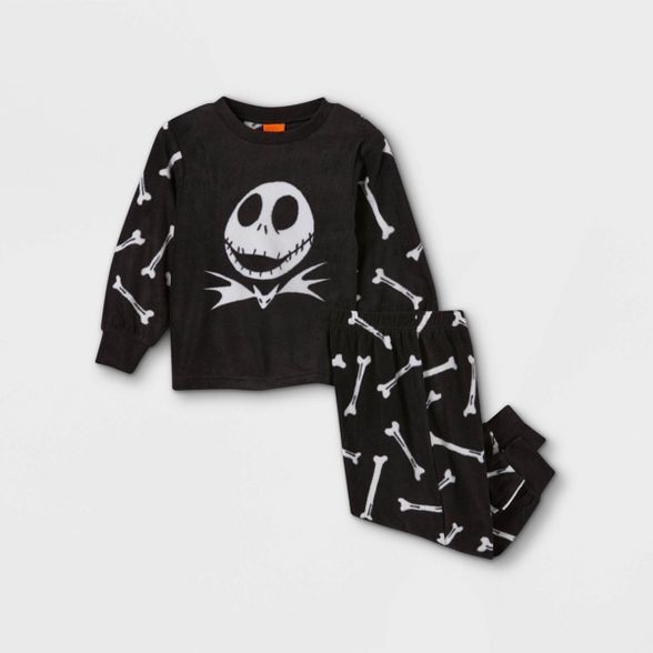 Toddler Boys' The Nightmare Before Christmas Jack 2pc Matching Family Pajama Set - Black | Target