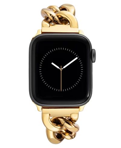 Gold-Tone Stainless Steel Jewelry Link Bracelet For Apple Watch® 38mm/40mm | Macys (US)