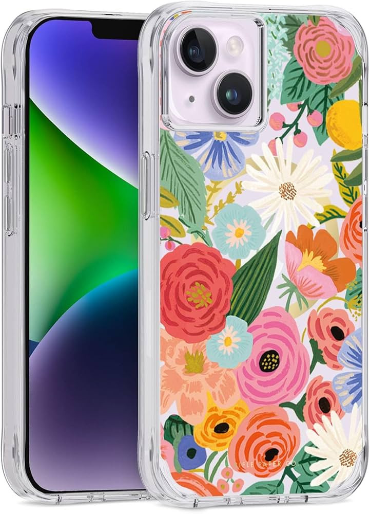 Rifle Paper Co iPhone 15 Plus / 14 Plus 6.7" Case [Compatible with MagSafe] [10ft Drop Protection... | Amazon (US)