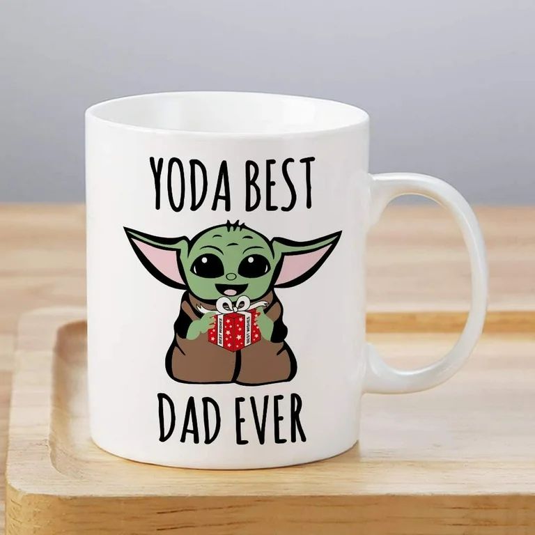 Baby Yoda Gifts for Dad, Best Dad Ever Coffee Mug for New Dad To Be Men Fathers' Day Gift Birthda... | Walmart (US)
