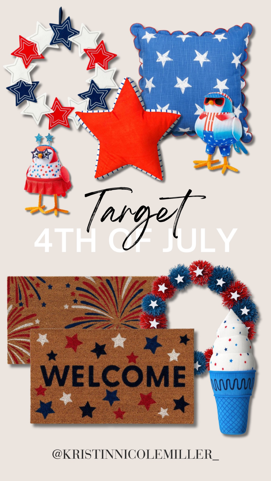 So many cute, festive Fourth of July finds at Target!! 

Affordable, red white and blue, mom finds, July, seasonal, summer 

#LTKParties #LTKHome #LTKFindsUnder50