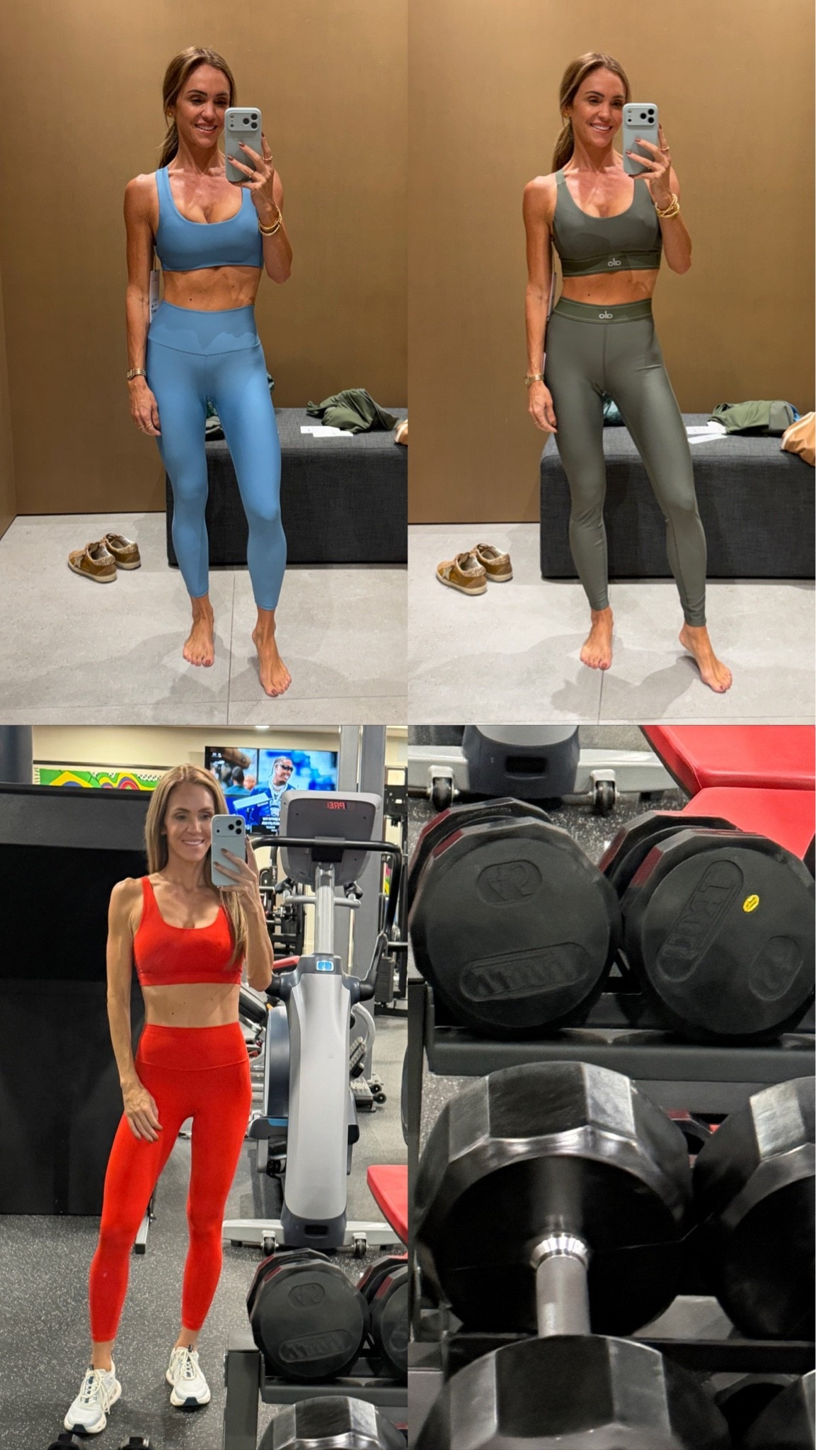 Some of my favorite gym outfits in my rotation this fall!