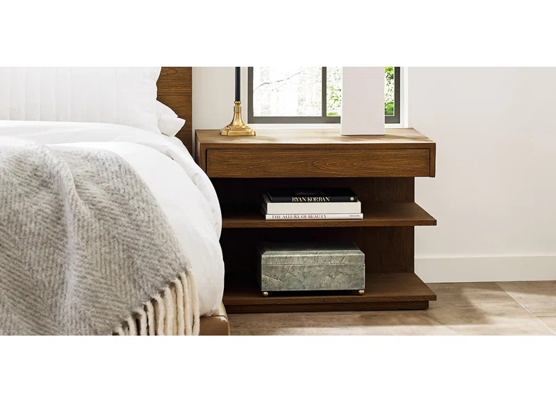 Laguna 1 - Drawer Nightstand in Mesa | Wayfair North America