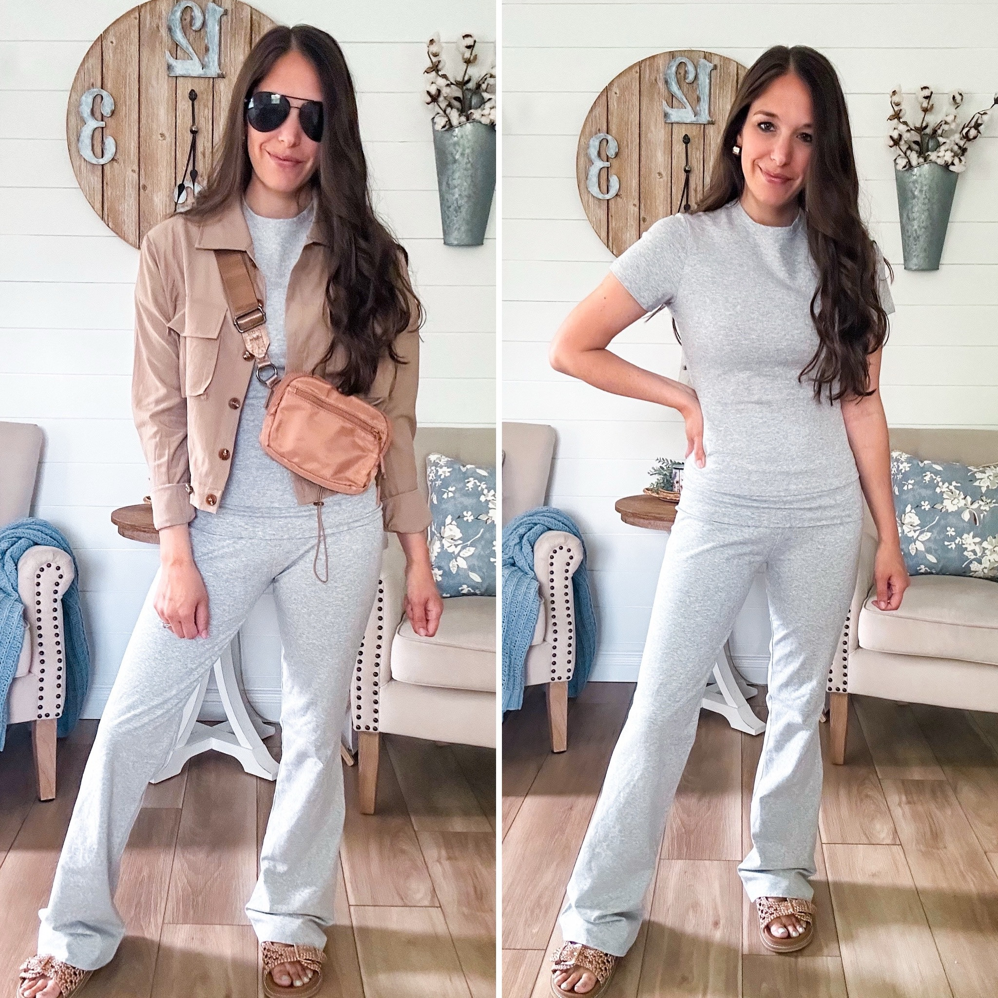 New arrival! Amazon two piece set! Wearing size small! Multiple colors! 
Jacket size small 
Sandals tts 
Bag Amazon 
Glasses Amazon 

#LTKFindsUnder100 #LTKStyleTip #LTKFindsUnder50