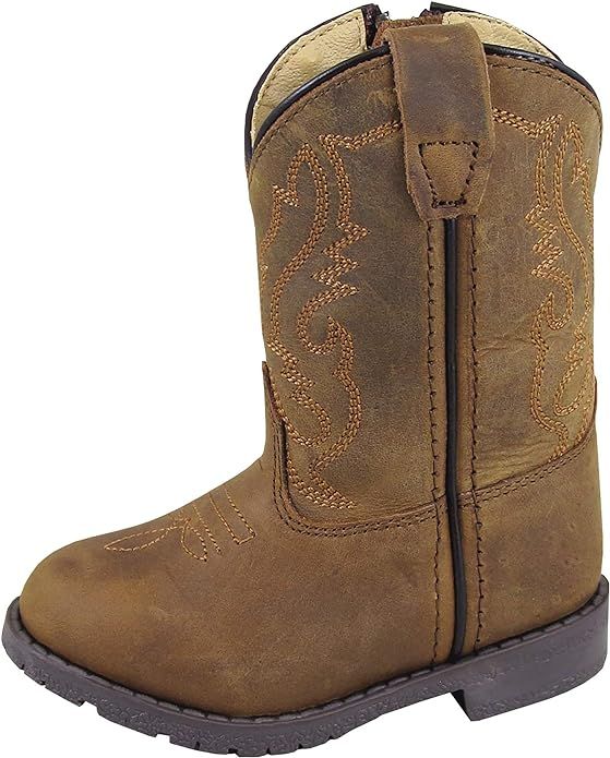 Smoky Mountain Boots | Hopalong Series | Toddler Western Boot | U-Toe Leather | TPR Sole & Walkin... | Amazon (US)