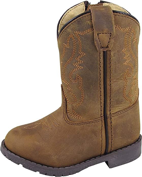 Smoky Mountain Boots | Hopalong Series | Toddler Western Boot | U-Toe Leather | TPR Sole & Walkin... | Amazon (US)