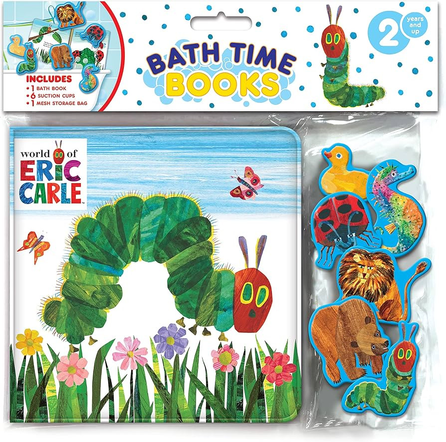 The World of Eric Carle Bath Time Books - Activity Books for kids, Bath book, 6 Padded suction cu... | Amazon (US)