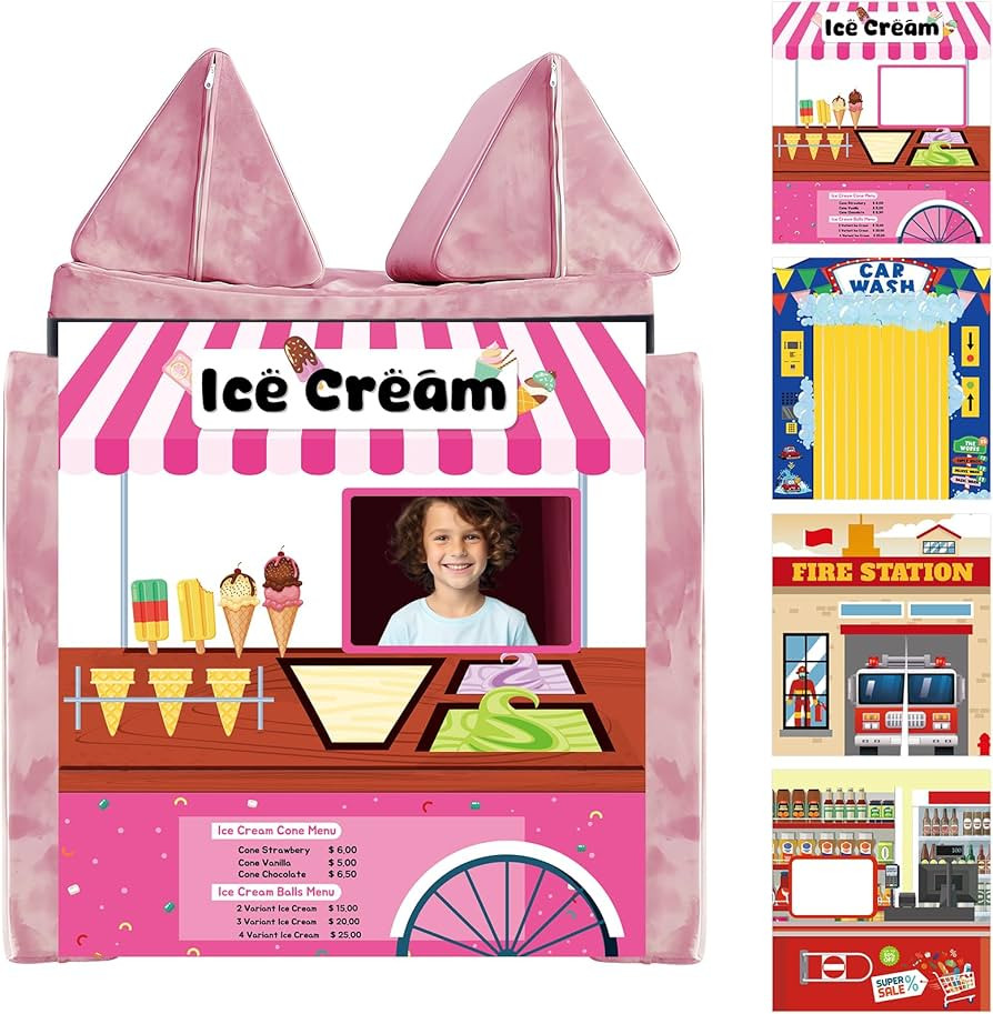 4 Pcs Play Panel for Kids Couch Foam Sofa,Children Home Play Modular Couches Panel for Toddler(Pl... | Amazon (US)