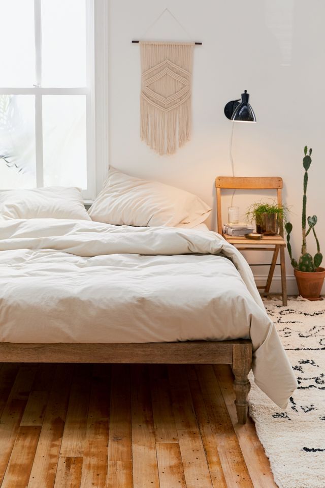 Washed Cotton Duvet Cover | Urban Outfitters (US and RoW)