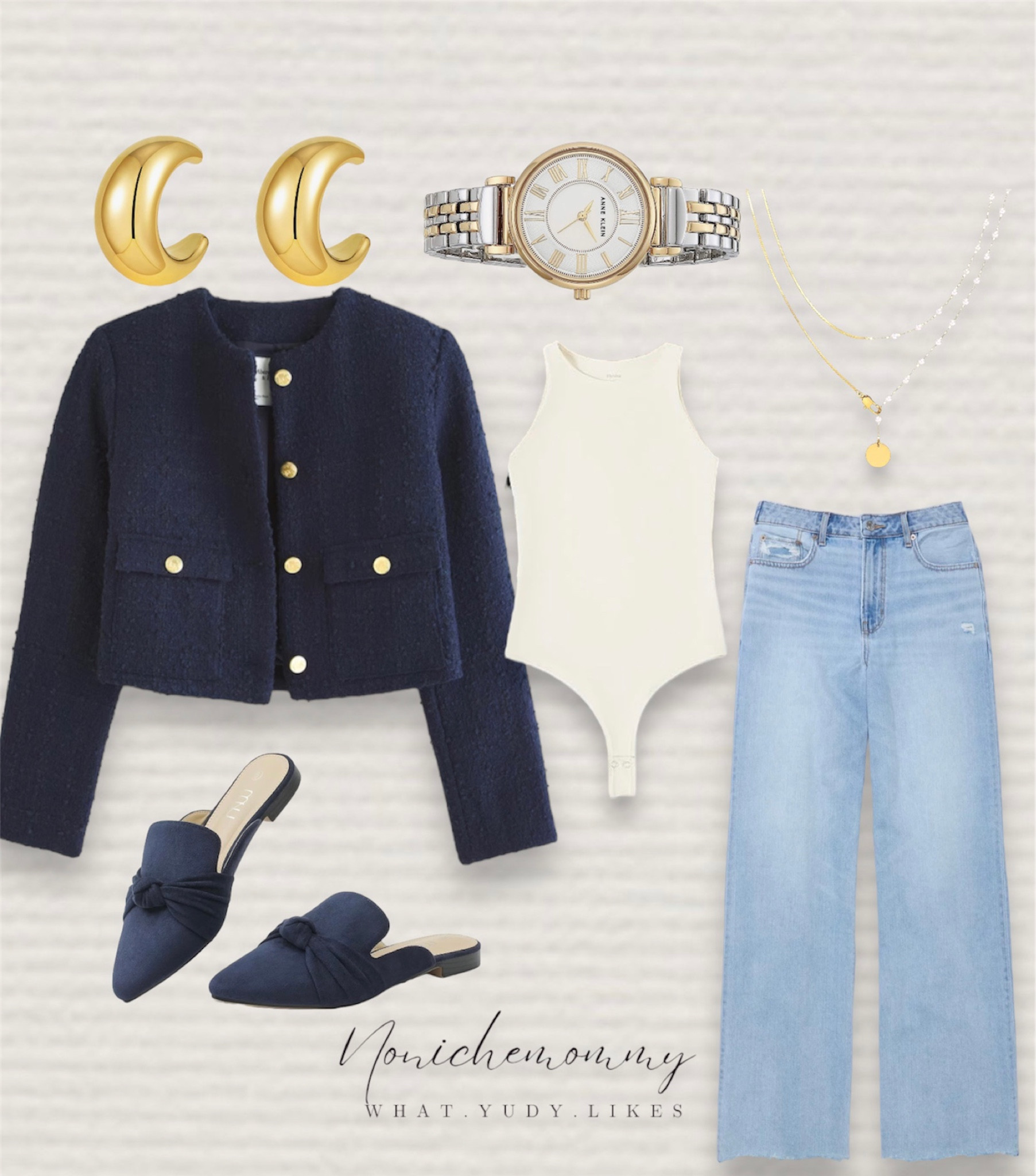 Mules $32.99+ 18k gold plated Pearl layered necklace $11.80+Anne Klein bracelet watch $34.00 hope you have a great day bestie 💕

#LTKFind #LTKstyletip #LTKworkwear