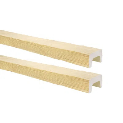Faux Wood Beam 4 3/8"H x 153"W x 2 1/4" D U Shaped Ceiling Beam | Wayfair North America