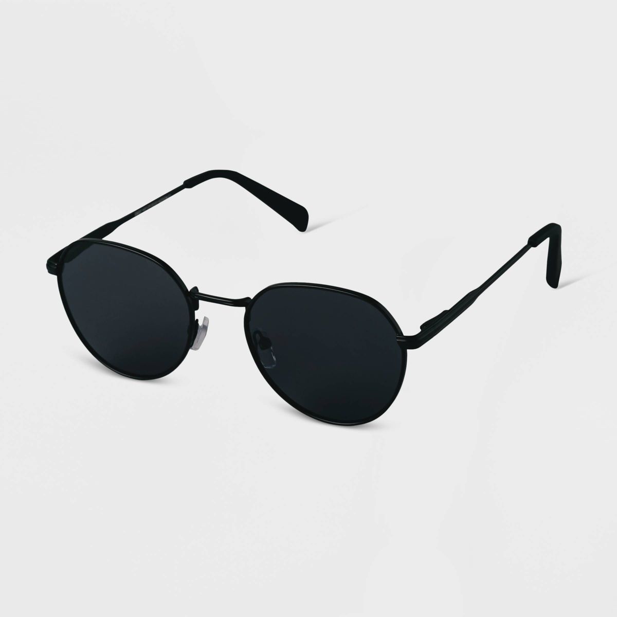 Women's Metal Round Sunglasses - A New Day™ Black | Target