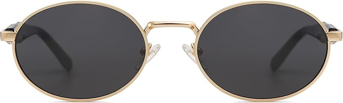 SOJOS Retro Oval Sunglasses for Women Men Trendy Sun Glasses Designer Inspired Classic Shades UV4... | Amazon (US)