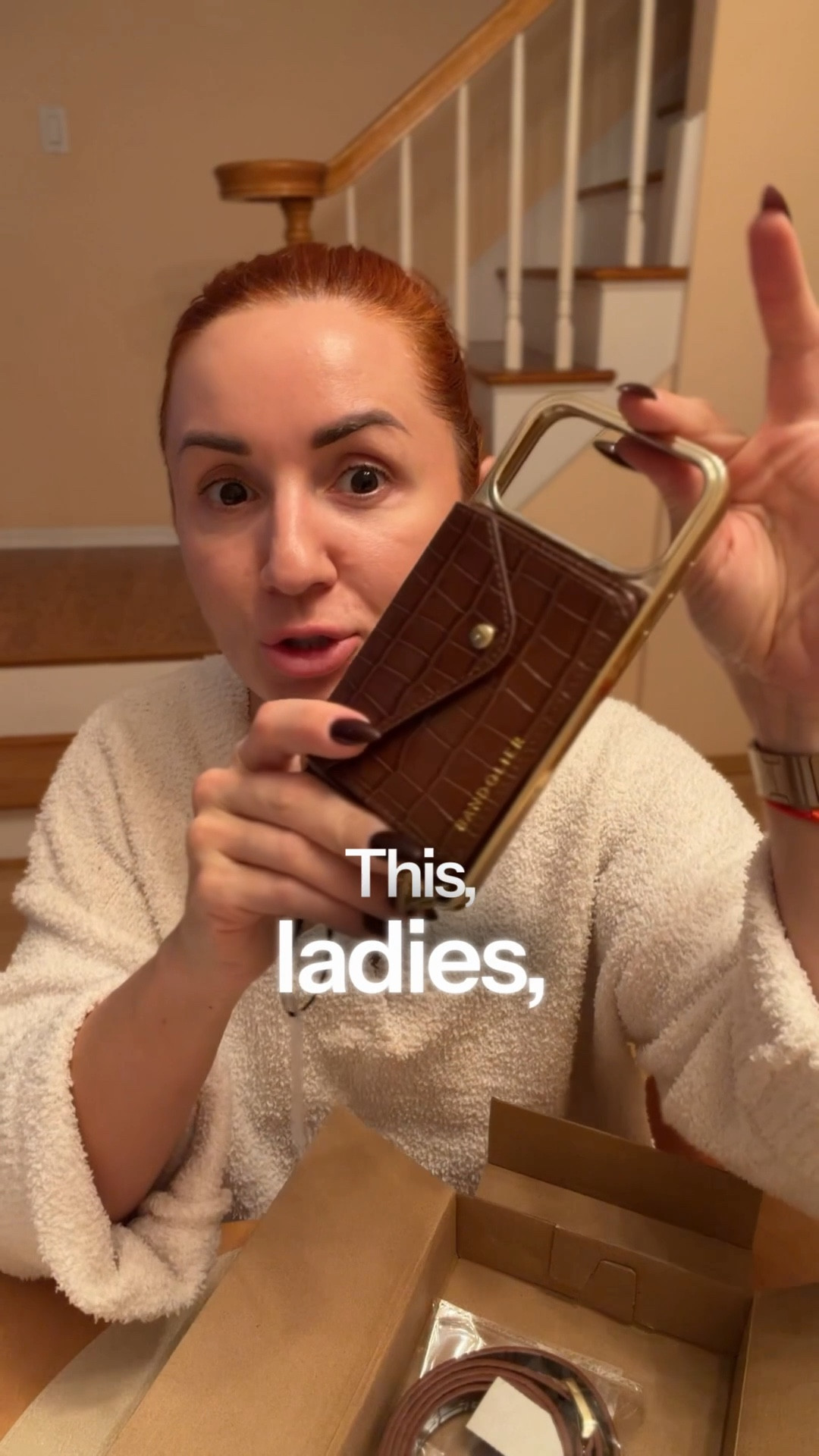 Unboxing my new Bandolier phone case — genuine leather in the most gorgeous warm caramel shade 🤎
It comes with a magnetic mini wallet and two straps: a matching leather one and a chic gold chain.
I swear by these cases when I travel — hands free, everything with you, and zero worries about someone grabbing your phone. Stylish and practical! ✨

Bandolier, phone case, leather case, travel essentials, hands free, crossbody phone case, mini wallet, caramel leather, gold chain, travel must have, everyday accessories, chic and practical

#LTKSeasonal #LTKGiftGuide #LTKHoliday