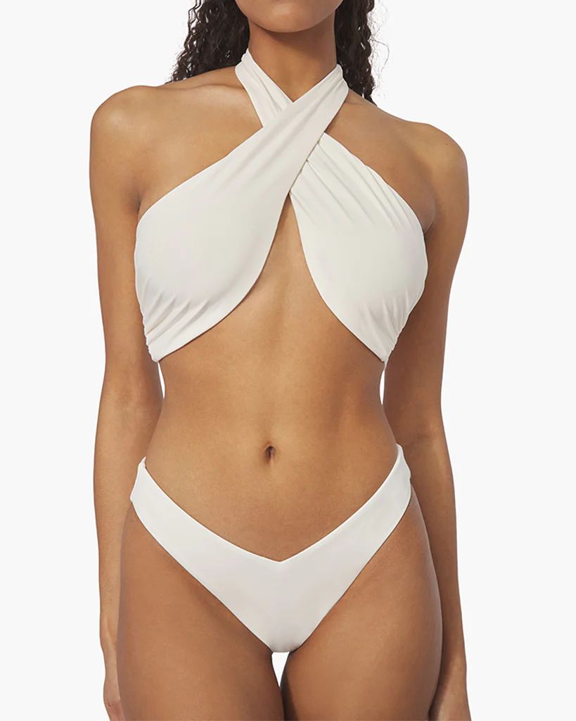 Wrap Halter Bikini Top | We Wore What