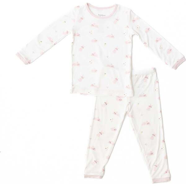 Pajama Set, Bunny - Bamboo Little Sleepwear | Maisonette | Maisonette