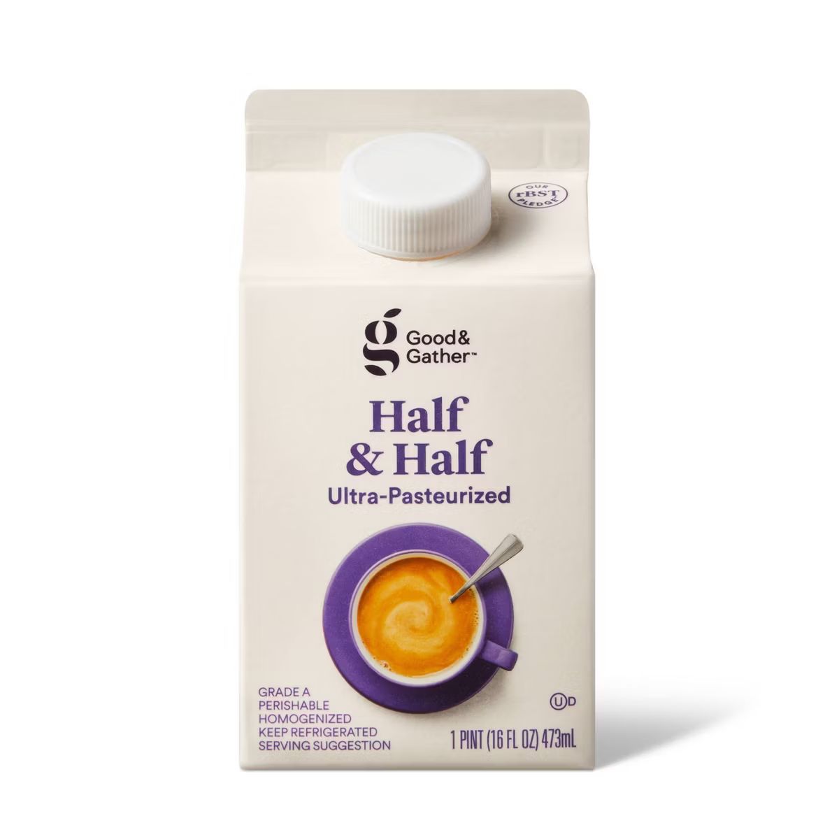 Half & Half - 16 fl oz (1pt) - Good & Gather™ | Target