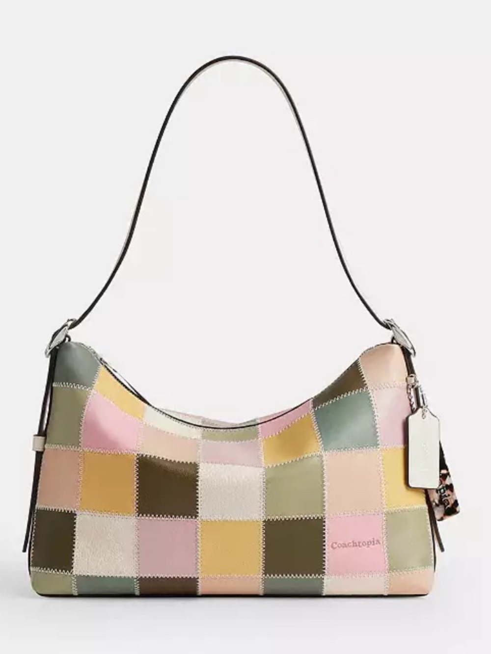 Coachtopia Alter/Ego Slouchy Shoulder Bag - pink/olive multi | Poshmark